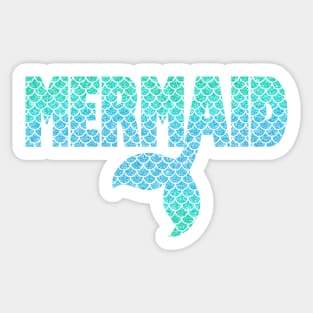 Colorful Mermaid! Sticker